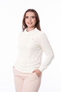 Blusa Tricô Manga Longa