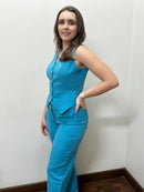 Blazer Azul Tiffany | Linha Peta