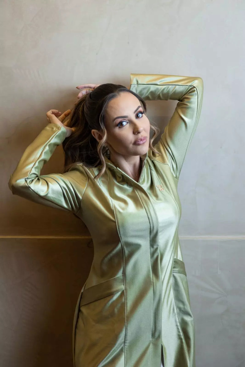 Jaleco Neoprene Acetinado