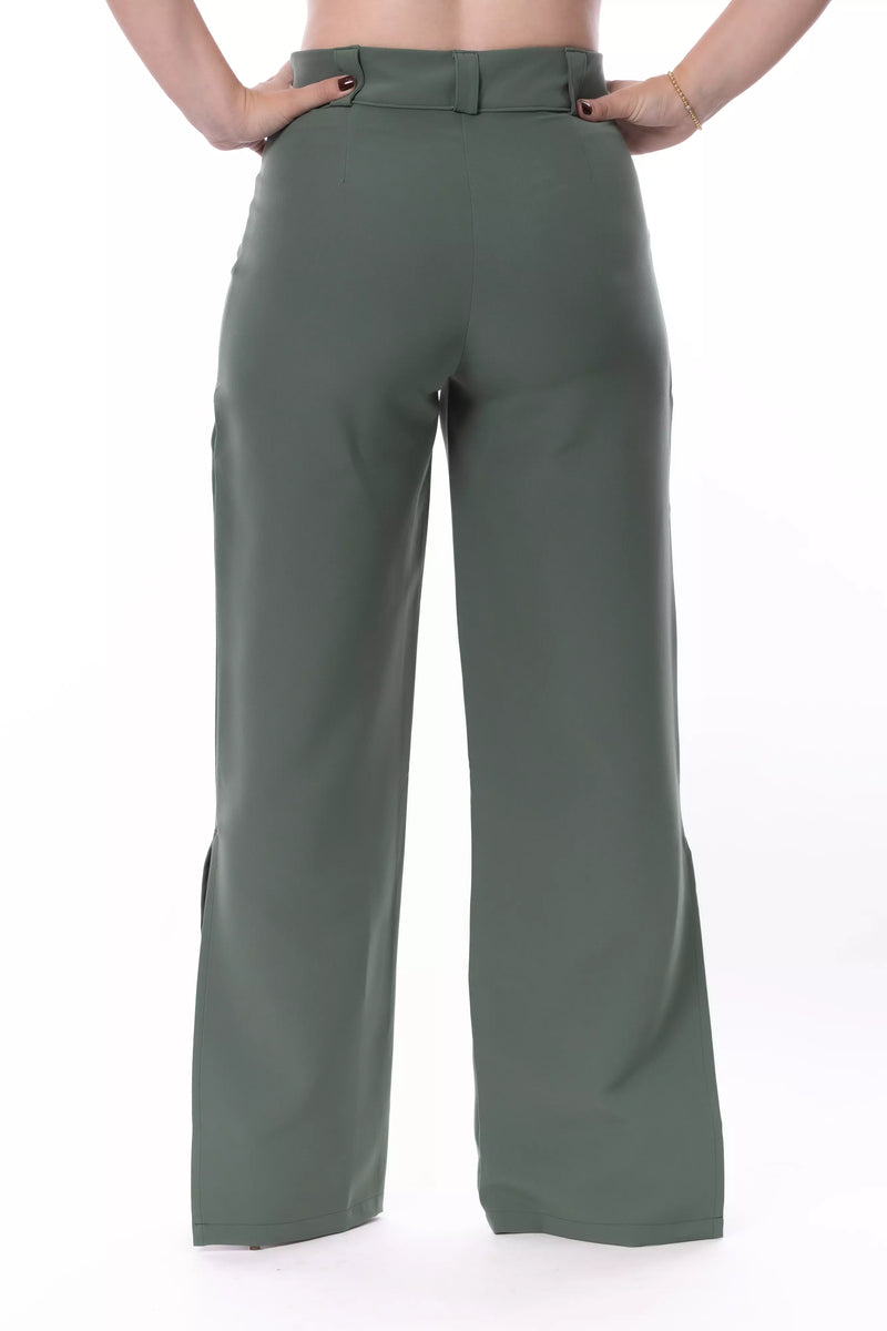 Calça Alfaiataria com Fenda